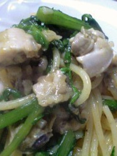 牡蠣好きの定番パスタ-レシピのメイン写真