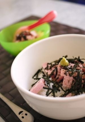 ｽﾊﾟﾑ丼-レシピのメイン写真