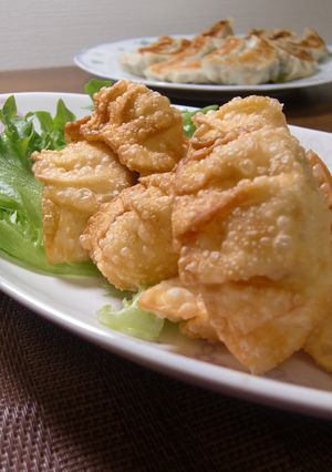 ハムとチーズの揚げ餃子-レシピのメイン写真