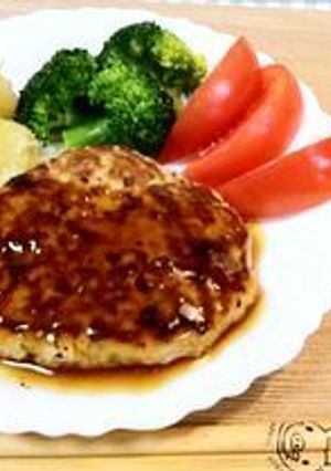 ふわふわ豆腐ハンバーグ～和風～-レシピのメイン写真