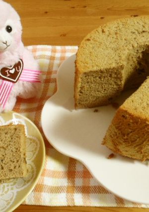 全卵使用のシフォンケーキ＊バナナ＆珈琲-レシピのメイン写真