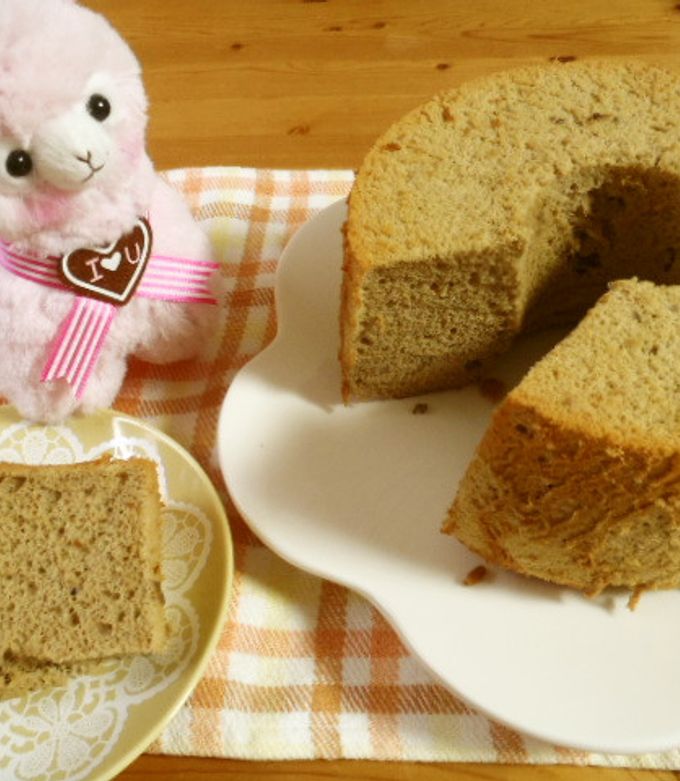 全卵使用のシフォンケーキ＊バナナ＆珈琲-レシピのメイン写真