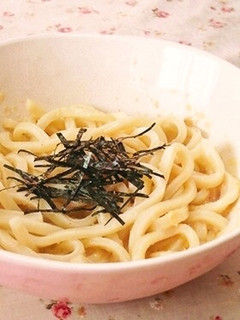明太子+豆乳のクリームうどん-レシピのメイン写真
