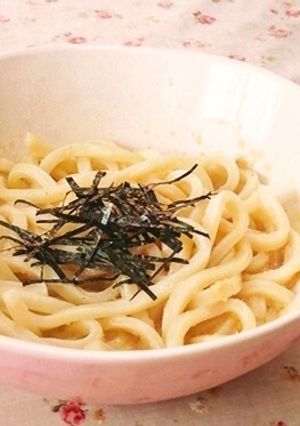 明太子+豆乳のクリームうどん-レシピのメイン写真