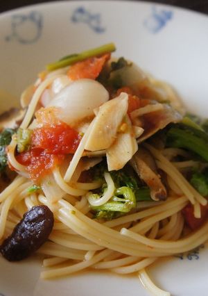 ハマグリと菜の花のパスタ-レシピのメイン写真