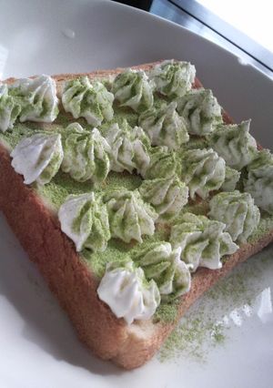 抹茶生クリトースト-レシピのメイン写真