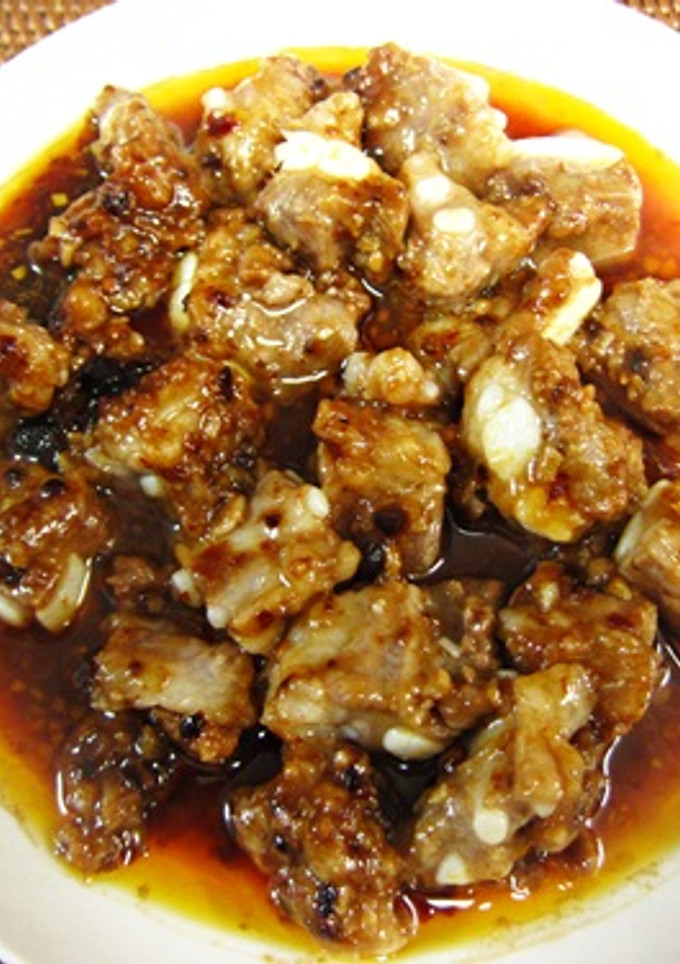 簡単！老干媽で豚軟骨蒸し(豆鼓蒸排骨)-レシピのメイン写真