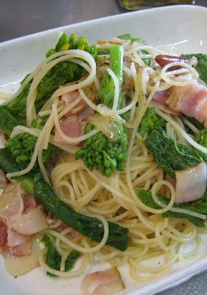 春のお野菜☆菜の花と新玉のパスタ-レシピのメイン写真