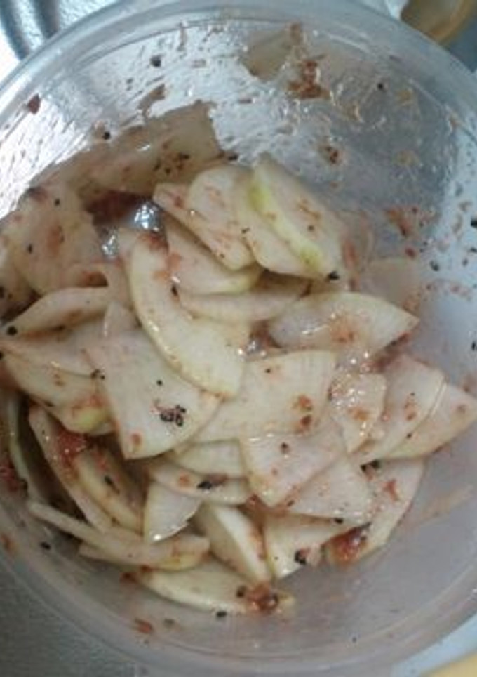 大根と梅肉等の和え物-レシピのメイン写真