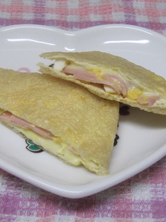 油揚げのハムたまチーズサンド-レシピのメイン写真