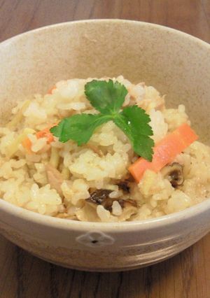 おウチにあるもので炊き込みご飯*^o^*-レシピのメイン写真