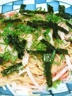 大根入りたらこスパゲッティー-レシピのメイン写真