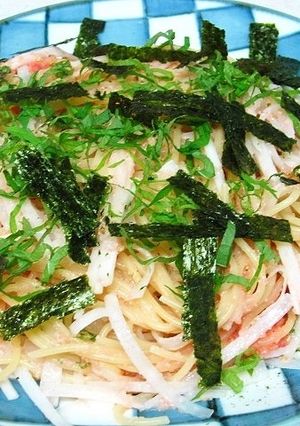 大根入りたらこスパゲッティー-レシピのメイン写真