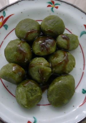 簡単♪ヘルシー　ほうれん草団子-レシピのメイン写真