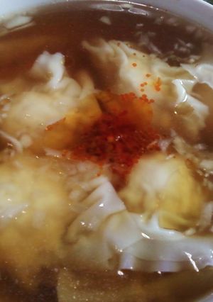 チキンブイヨンで簡単ワンタン★食べラーで-レシピのメイン写真