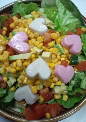 ひなまつり/バレンタインサラダ-レシピのメイン写真