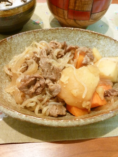 我が家流★しっかり味付き肉ジャガ-レシピのメイン写真