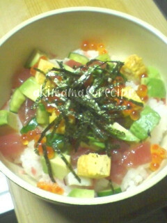 紅生姜de海鮮ちらし丼♪ひな祭り幼児にも-レシピのメイン写真