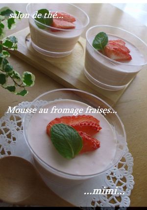 いちごとクリームチーズのムース♡-レシピのメイン写真