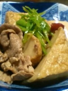 豚肉と厚揚げの含め煮-レシピのメイン写真