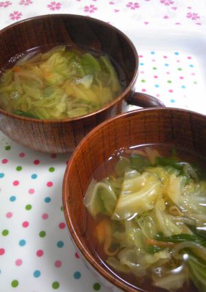 うどんスープで簡単野菜スープ-レシピのメイン写真