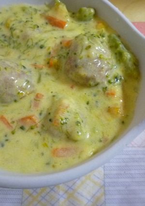 肉団子の簡単クリーム煮-レシピのメイン写真