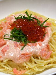 贅沢明太子パスタ-レシピのメイン写真