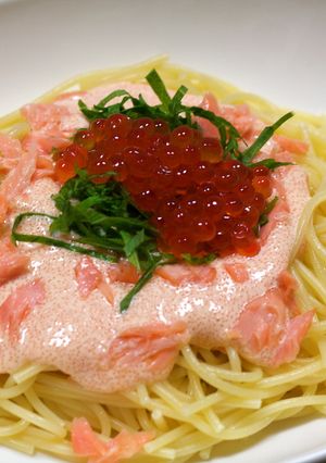 贅沢明太子パスタ-レシピのメイン写真
