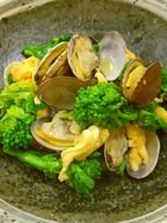 菜の花とアサリのさっと和え-レシピのメイン写真