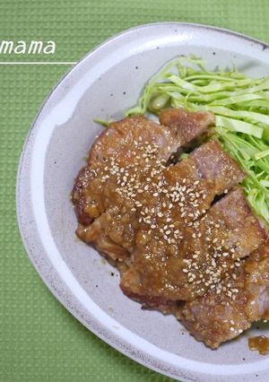 豚かたまり肉で　みそダレ焼き-レシピのメイン写真