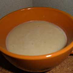 A picture of 春キャベツのポタージュスープ.