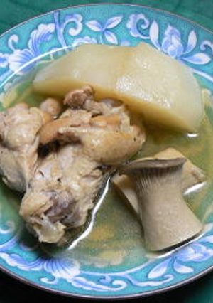 圧力鍋で、鶏手羽元と丸大根の煮物-レシピのメイン写真