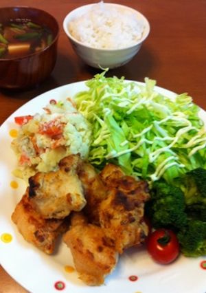 保育園お助け☆魚焼きグリルで唐揚げ-レシピのメイン写真