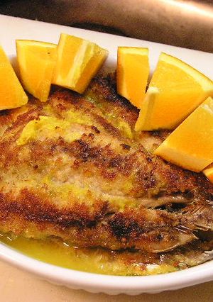 いわしの香味焼き　オレンジソース添え-レシピのメイン写真