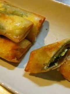 ハムたまチーズ春巻き-レシピのメイン写真