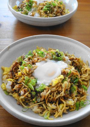 ノンオイル!!蒸しそば飯-レシピのメイン写真