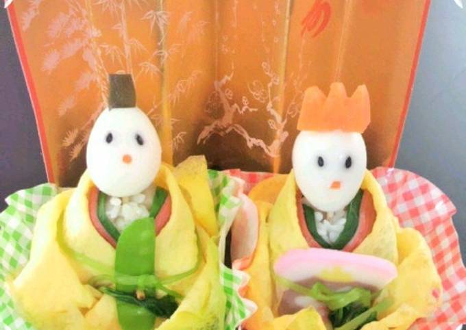 ひな祭りに☆可愛い雛寿司＊ by あーみたん☆ 【クックパッド】 簡単 