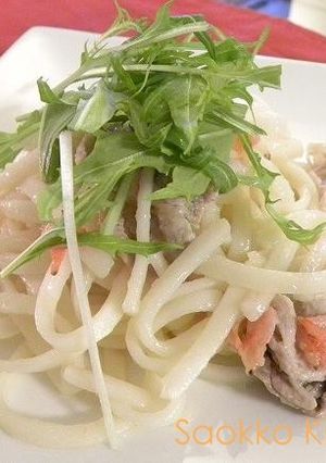 味付けはうどんスープだけの簡単焼きうどん-レシピのメイン写真