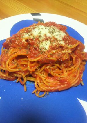 鍋ひとつで☆トマトた〜っぷりパスタ-レシピのメイン写真