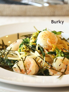 菜の花と海老の和風スキャンピーパスタ-レシピのメイン写真