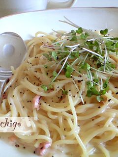 塩辛パスタ-レシピのメイン写真