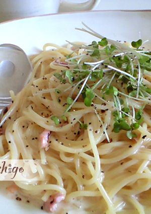 塩辛パスタ-レシピのメイン写真