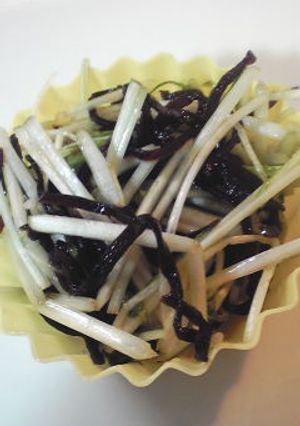 超早っ！弁当にも♪水菜と昆布の和え和え♪-レシピのメイン写真