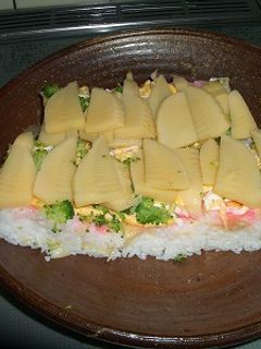 たけのこの押し寿司-レシピのメイン写真