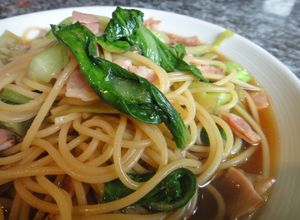 チンゲン菜とベーコンの★和風パスタ★-レシピのメイン写真