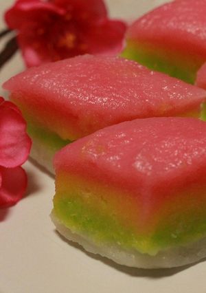 おひなさまに…❤菱餅おこしもの❤-レシピのメイン写真