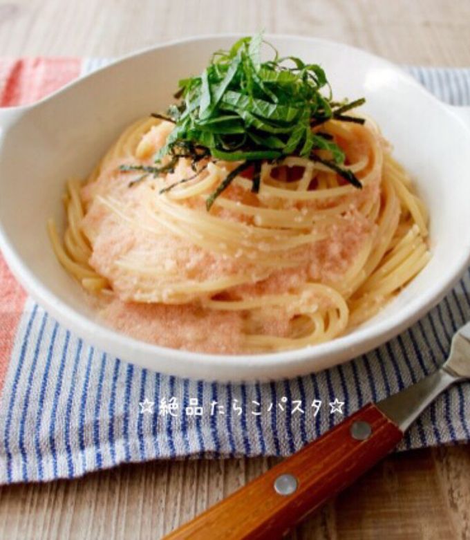 ☆絶品たらこパスタ☆ by ☆栄養士のれしぴ☆ 【クックパッド】 簡単
