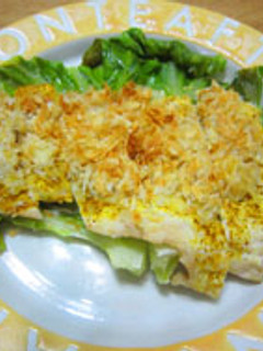 鶏胸肉のパン粉焼き-レシピのメイン写真