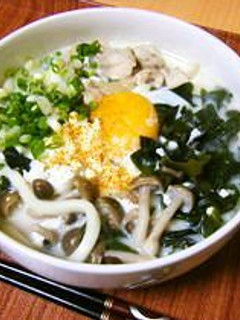 豆乳うどん-レシピのメイン写真