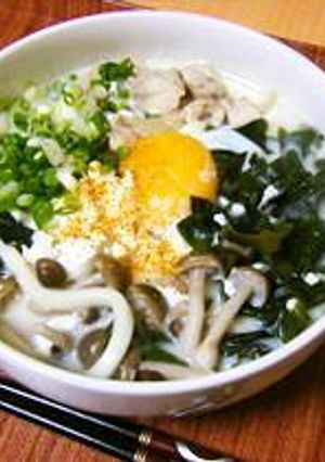 豆乳うどん-レシピのメイン写真